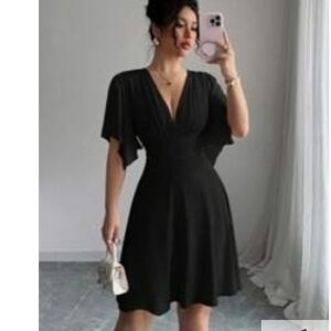 SHEIN Black Mini Dress